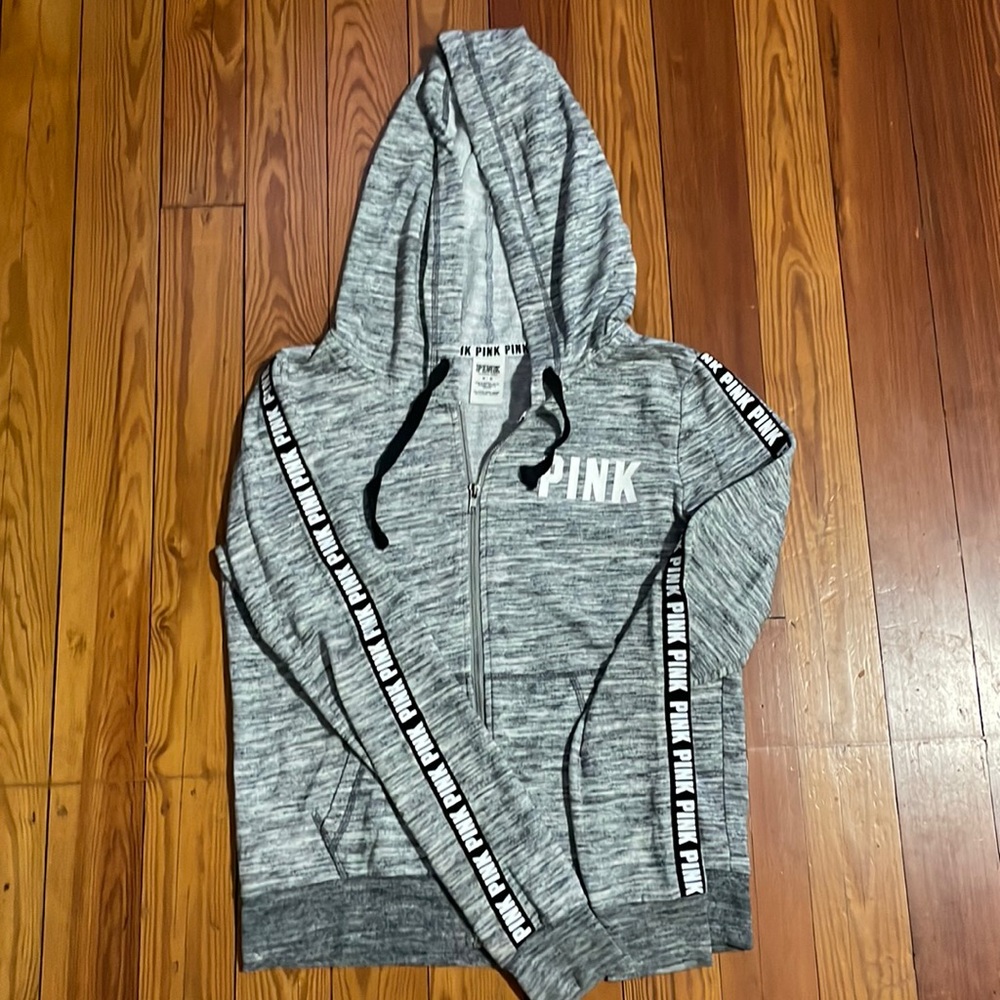 VS PINK Lightweight Full Zip Hoodie- M
